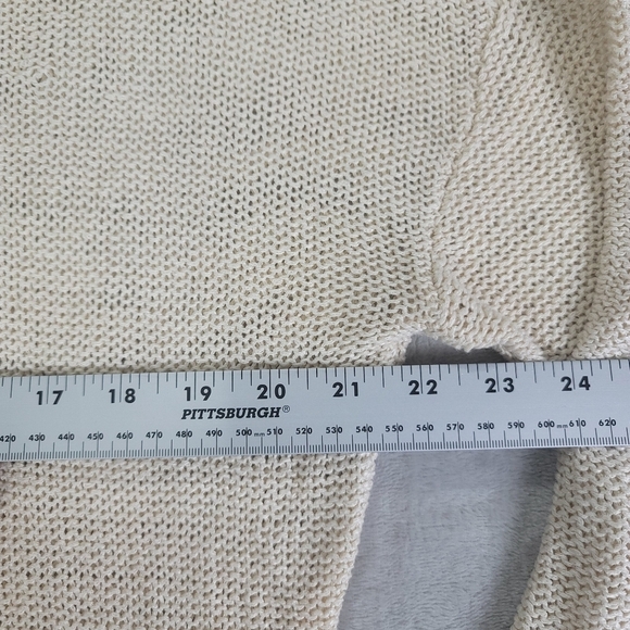 Joie 100% Linen Striped Relaxed Sweater Top - Picture 6 of 8